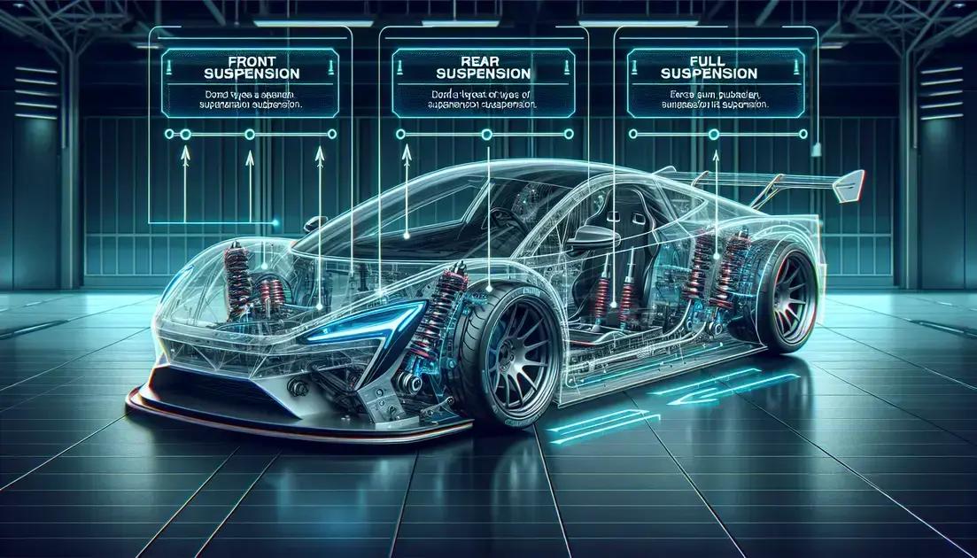 
Tipo de Suspensão: Suspensão Dianteira, Traseira ou Total e Seus Benefícios